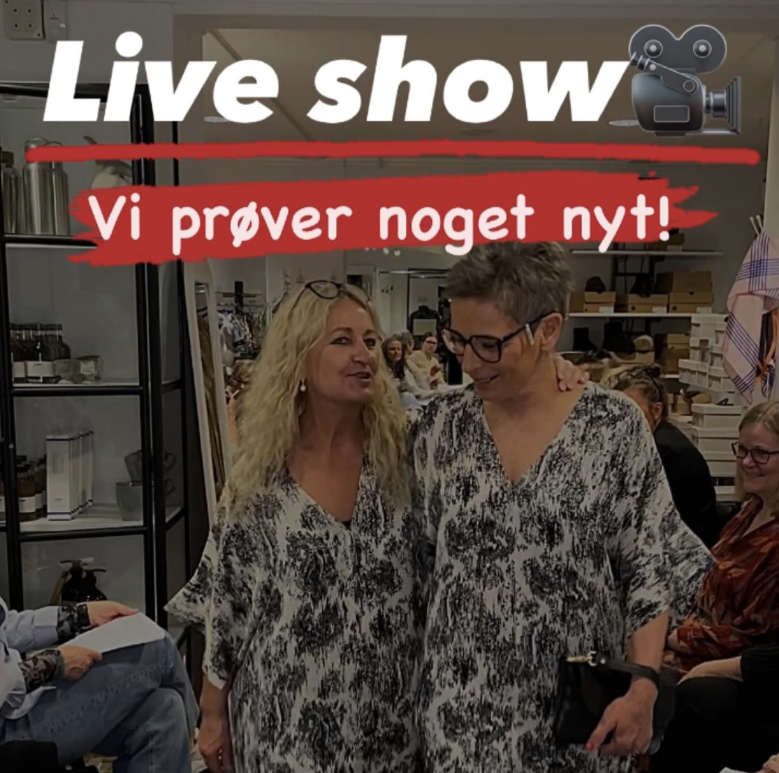 Vi prøver live streaming til modeshow.